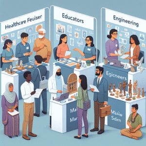 ¿Vas a una feria del empleo? Opciones